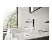 Hansgrohe Mitigeur lavabo Finoris 110 76024000 – garniture de vidange Push-Open, CoolStart – Chromé