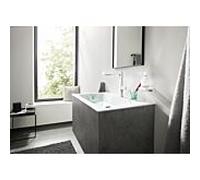 hansgrohe Finoris 160 3 trous mitigeur lavabo 76034700 avec push-open garniture de vidange , blanc mat