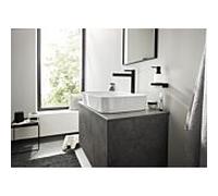Hansgrohe Mitigeur lavabo Finoris 260 76070670 pour vasques, avec ouverture par pression, noir mat