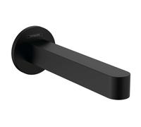 Hansgrohe Bec pour mitigeur de baignoire Finoris 76410670 saillie 174mm, fixation murale, noir mat