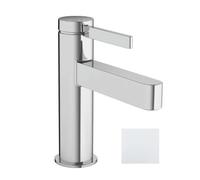 Hansgrohe Finoris - Mitigeur de lavabo avec bonde Push-Open, EcoSmart, CoolStart, blanc mat 76012700