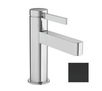 Hansgrohe Finoris - Mitigeur de lavabo avec bonde Push-Open, EcoSmart, CoolStart, noir mat 76012670