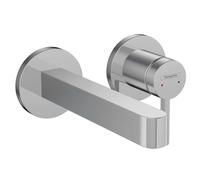 Hansgrohe Finoris - Mitigeur de lavabo encastré, installation 2 trous, EcoSmart, chrome 76051000