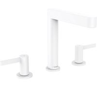 Hansgrohe Finoris mitigeur de lavabo sur pied blanc 76034700