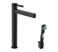 Hansgrohe Finoris mitigeur lavabo haut avec douchette noir HG 76220670