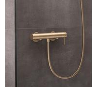 Mitigeur de douche Hansgrohe Finoris 76620140, montage en surface, 1 sortie, bronze brossé
