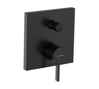 Hansgrohe Finoris - Mitigeur encastré, 2 sorties, chrome noir brossé 76415340