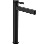 hansgrohe Finoris Mitigeur monocommande lavabo 260 pour vasques à poser avec bonde à clapet Push-Open, noir mat