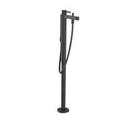 hansgrohe Finoris robinetterie de baignoire monocommande en îlot, portée 210mm, 76445340, Couleur: Chrome noir brossé