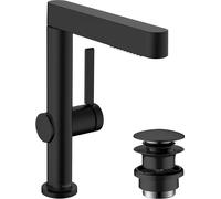 Hansgrohe Finoris mitigeur de lavabo sur pied noir 76063670