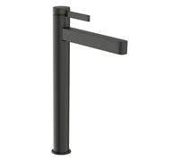 hansgrohe Finoris robinetterie de lavabo 260 pour vasques avec vidage Push-Open, portée 208mm, 76070340, Couleur: Chrome noir brossé