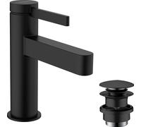 hansgrohe Finoris robinetterie de lavabo monocommande 100 avec vidage PUSH-Open, portée 126mm, 76010670