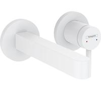 hansgrohe Finoris robinetterie de lavabo monocommande modèle encastré pour montage mural avec bec 16,5 cm, portée 168mm, 76051700