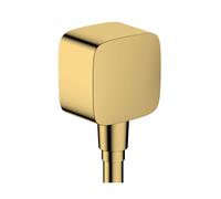 Hansgrohe Fixfit - Coude de raccordement avec clapet anti-retour, aspect d'or poli 26457990