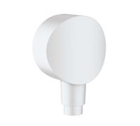 Hansgrohe Fixfit - Coude de raccordement S avec clapet anti-retour, blanc mat 26453700
