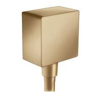 hansgrohe FixFit Coude de raccordement Square, bronze brossé, 26455140