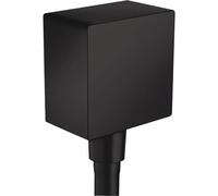 hansgrohe FixFit Coude de raccordement Square, noir mat, 26455670