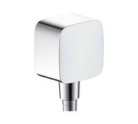 Hansgrohe raccord de tuyau DN15Fixfit E avec clapet anti-retour Chromé, 26457000