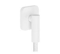 Raccord mural hansgrohe FixFit Fine Q 28884700 avec clapet anti-retour, Q, softsquare, blanc mat