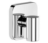 hansgrohe FixFit Fine Q raccord mural avec clapet anti-retour, 28884000, Couleur: chrome