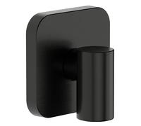hansgrohe FixFit Fine Q raccord mural avec clapet anti-retour, 28884340, Couleur: Chrome noir brossé