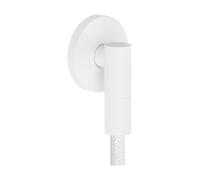 Raccord mural hansgrohe FixFit Fine S 28882700 avec clapet anti-retour, S, rond, blanc mat