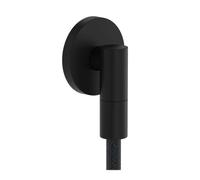 Raccord mural hansgrohe FixFit Fine S 28882670 avec clapet anti-retour, S, rond, noir mat