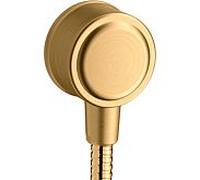 hansgrohe AXOR Montreux Fixfit Raccordement mural, avec clapet anti-retour, 16884950, Couleur: laiton brossé