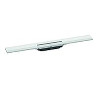 hansgrohe Flex caniveau de douche 56050700 70cm, set de finition, raccourci, pour montage mural, blanc mat