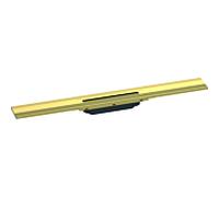 hansgrohe Flex caniveau de douche 56050990 70cm, set de finition, peut être raccourci, pour montage mural, optique or poli