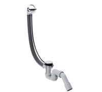 Hansgrohe Flexaplus - Ensemble complet avec garniture de vidage et trop-plein pour baignoires normales chrome 58143000