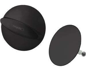 hansgrohe Flexaplus Ensemble de finition pour drain et trop-plein, 58185670, Couleur: noir mat