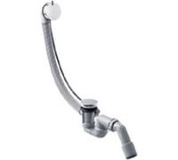 hansgrohe Flexaplus S Set complet Garniture de vidage et de trop-plein, pour baignoires normales, chromé, 58150000