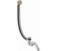 hansgrohe Flexaplus set complet 58318310 set de vidage et trop-plein, or rouge brossé
