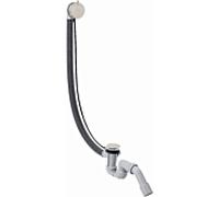 hansgrohe Flexaplus set complet 58318800 set de vidage et trop-plein, optique inox