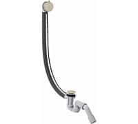 hansgrohe Flexaplus set complet 58318820 vidage et trop-plein, nickel brossé