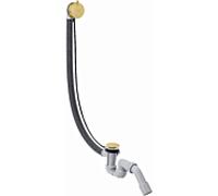 hansgrohe Flexaplus set complet 58318950 set de vidage et trop-plein, laiton brossé