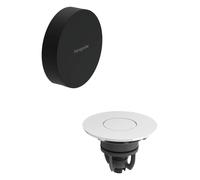 hansgrohe Flexaplus Set de finition Garniture d'écoulement et de trop-plein, 58187670, Couleur: noir mat