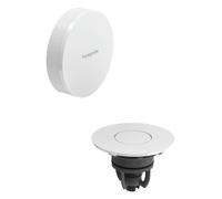 hansgrohe Flexaplus Set de finition Garniture d'écoulement et de trop-plein, 58187700, Couleur: Blanc mat
