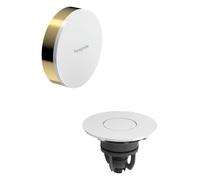 hansgrohe Flexaplus Set de finition Garniture d'écoulement et de trop-plein, 58187990, Couleur: Optique en or poli