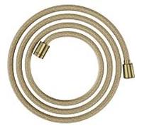 hansgrohe flexible de douche textile 28290950 2000 mm, écrou 1x conique, 1x cylindrique, laiton brossé