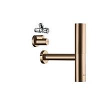 hansgrohe AXOR flowstar Designsiphon set, avec deux robinets d'angle et tiroirs, 51304300