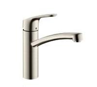 Hansgrohe Mitigeur de cuisine Focus E2 31806800 aspect acier