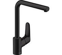 hansgrohe Focus M41-280 mitigeur de cuisine 31817670 1jet, noir mat