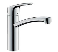 Hansgrohe Mitigeur de cuisine Focus M41 160, pour chauffe-eau instantané, 1 jet, chromé, 31804000