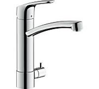 hansgrohe Focus M41 mitigeur de cuisine 200 2000 jet 31803000 200, avec robinet d'arrêt, pivotante , chromé