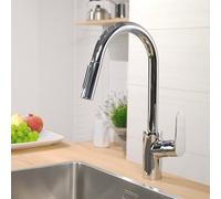 hansgrohe Focus M41 Mitigeur de cuisine pivotant, avec douchette extractible, 31815000,