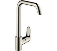 Hansgrohe Mitigeur d'évier Focus M41 260 EcoSmart 1 jet aspect inox 31821800