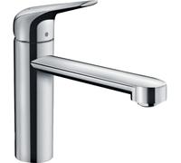 Hansgrohe Mitigeur de cuisine Focus M42 120 CoolStart 2 vitesses 1 jet bec orientable 360° chromé