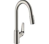 Hansgrohe Focus M42 mitigeur de cuisine sur pied acier inoxydable 71820800